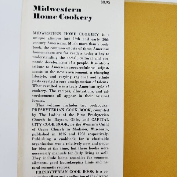Midwestern Home Cookery Cookbook Americana 1975 Presbyterian Capital City 1906 - Picture 2 of 16